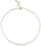 Baroque Pearl-Style Choker Necklace