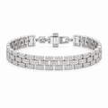Frosted Link Bracelet