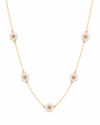 Pearl Daisy Chain Necklace - ÉCLAT MARBELLA