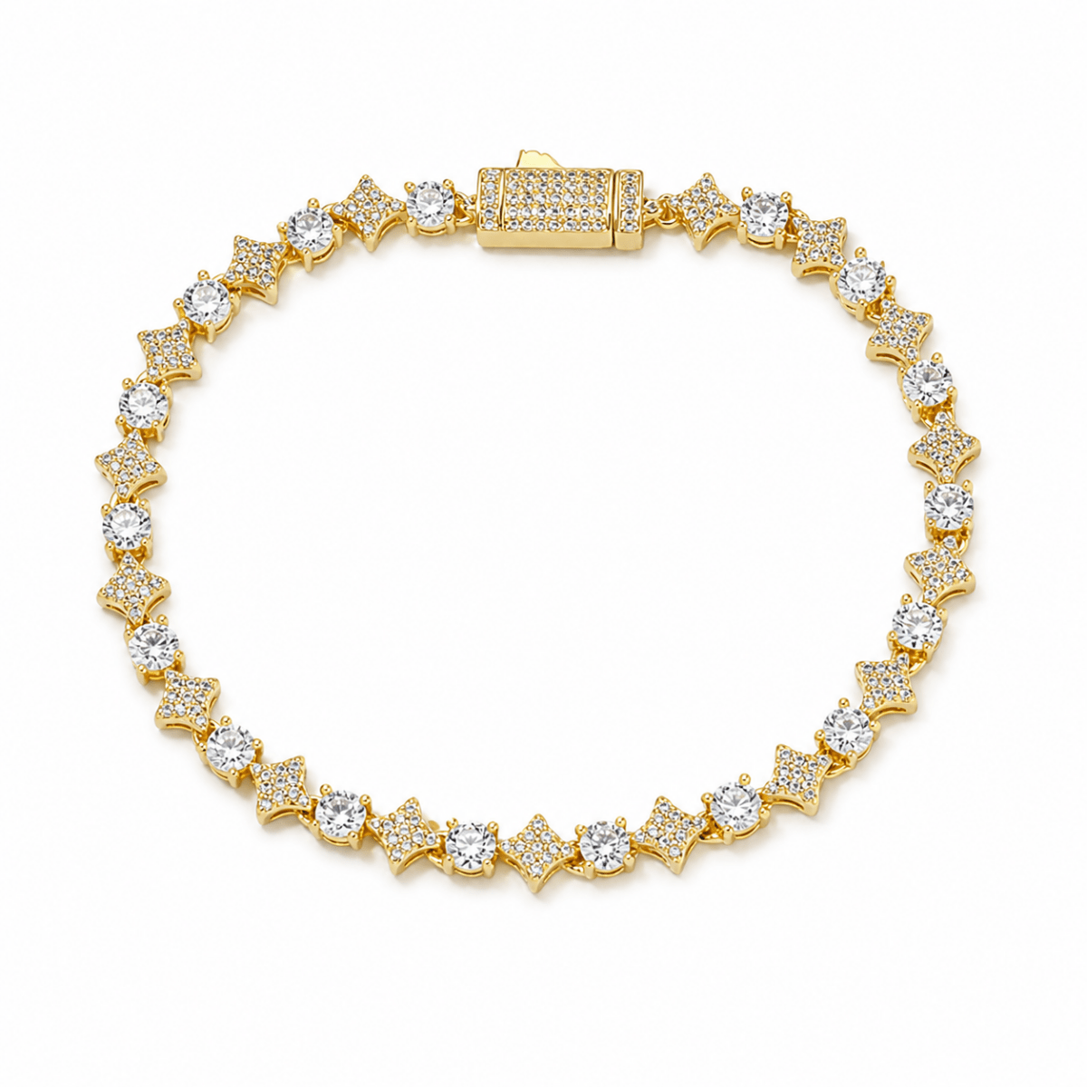 Stardust Tennis Bracelet Gold