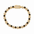 Stardust Tennis Bracelet Gold·Black